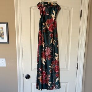 Floral Strapless Maxi Dress Altar’d State size small